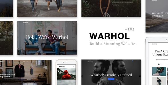 Warhol v1.0.1 - Creative Multipurpose HTML Template