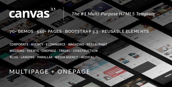 Canvas v3.1 - The Multi-Purpose HTML5 Template