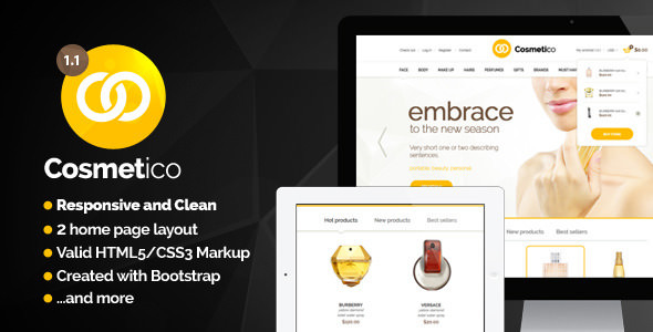 Cosmetico - Modern Beauty Shop HTML Template