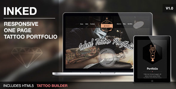 Inked - Themeforest Responsive Tattoo Portfolio