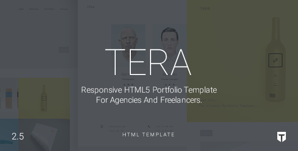 Tera v2.5 - Responsive HTML5 Portfolio Template