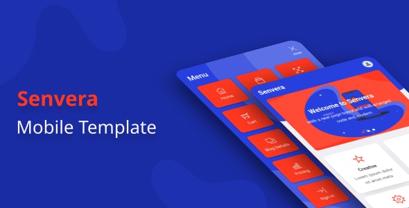 Senvera v1.0 - Mobile Template