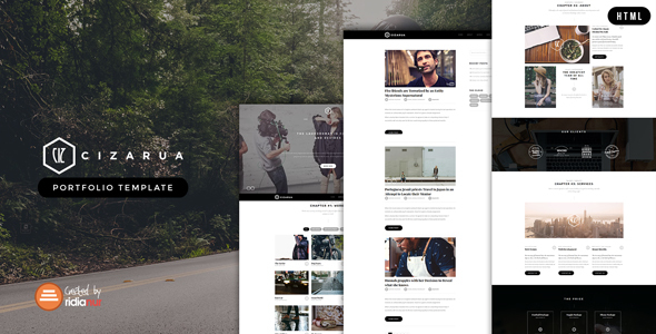 Cizarua - Responsive One Page Portfolio Template