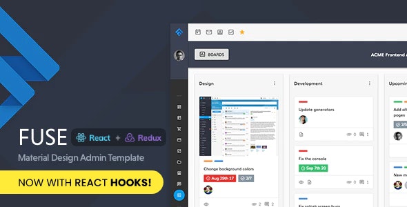 Fuse v3.0.1 - React Redux Material Design Admin Template