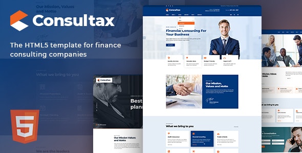 Consultax v1.0 - Financial & Consulting HTML5 Template