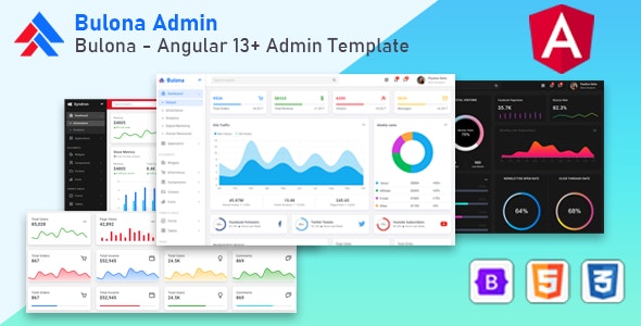 Bulona v1.0 - Angular 13+ Admin Template
