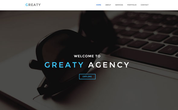 GREATY - Creativemarket One Page HTML Template
