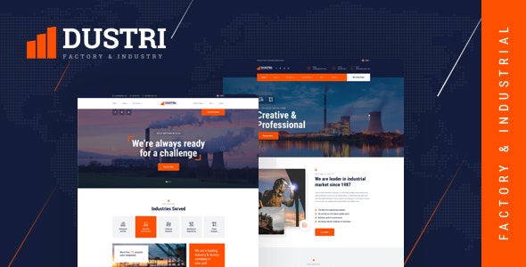 Dustri v1.0 - Factory & Industrial HTML Template