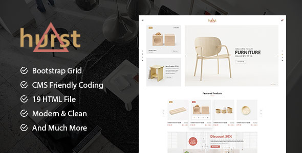 Hurst - eCommerce Furniture Template