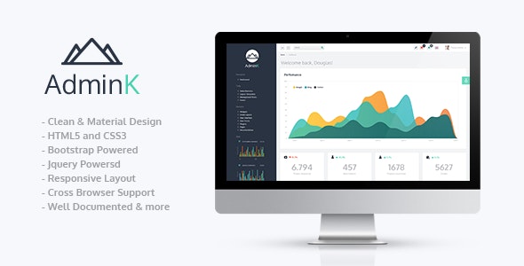 AdminK v1.2 - Bootstrap Admin Template
