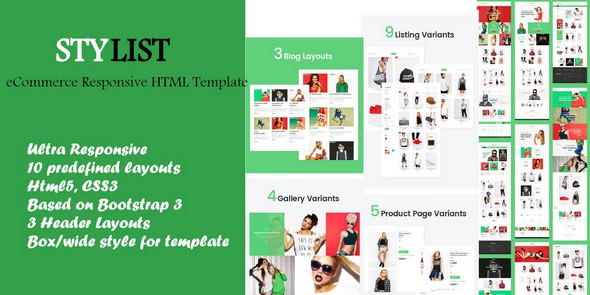 Stylist v1.0 - eCommerce HTML Template