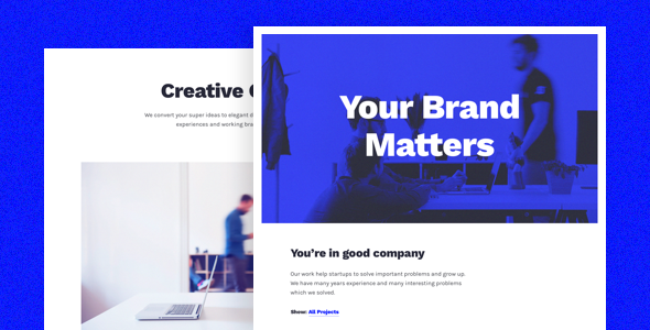 Blunes - Minimal HTML Portfolio Template