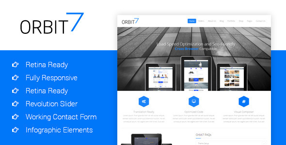 Orbit7 - Creative Multipurpose HTML5 Template