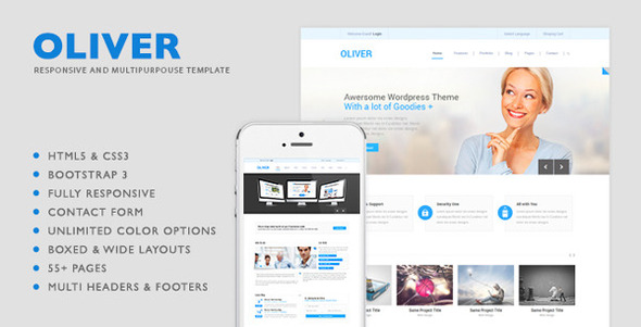Oliver - HTML5 Multipurpose Template