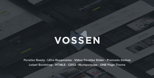 Vossen v1.4 - Responsive Parallax Multipurpose Template