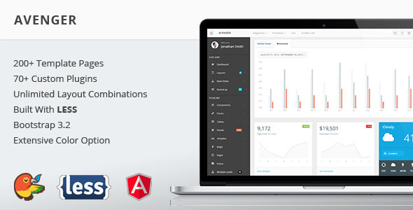 Avenger - Massive Bootstrap 3 Admin Theme