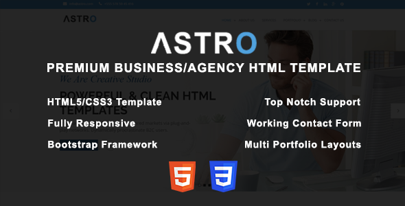 Astro - Premium Business/Agency HTML Template