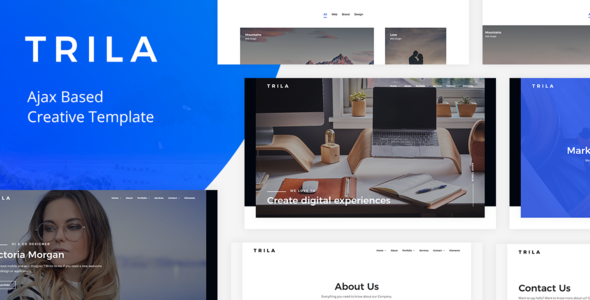Trila v1.0.2 - Ajax Based Creative Template