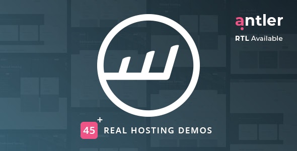 Antler v2.1.6 - Hosting Provider & WHMCS Template