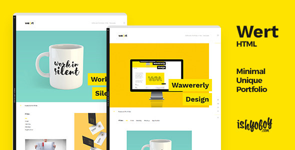 Wert HTML v1.0 - Minimal Unique Portfolio