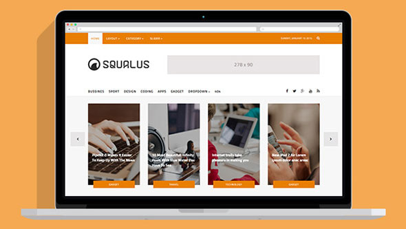 Squalus - News/Magz HTML5 Template