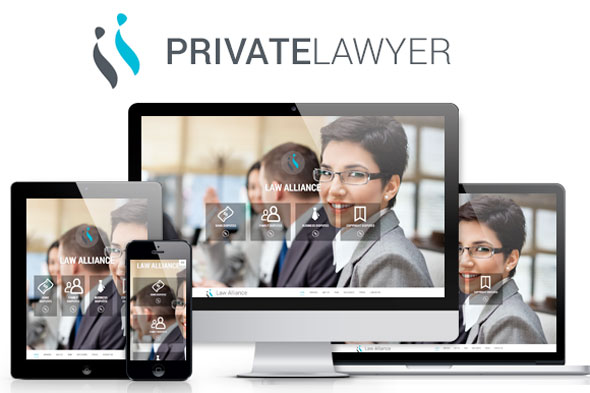 Private lawyer - Creativemarket bootstrap theme