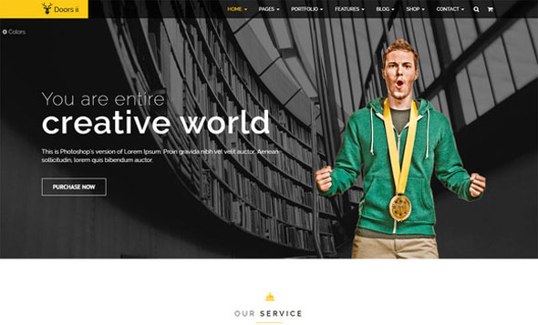 Doors Two - Bootstrap HTMl Template