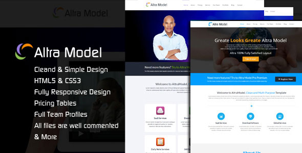 AltraModel - Codegrape Multipurpose HTML5 Template