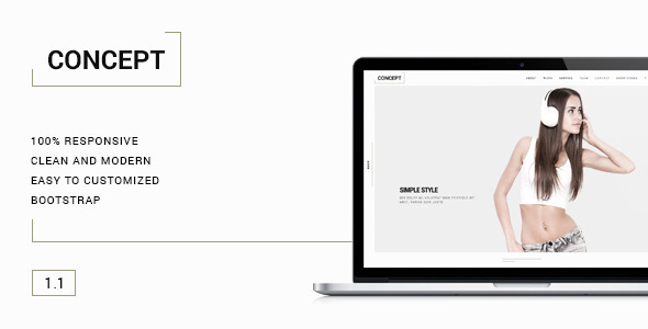 CONCEPT - Minimal Portfolio Template