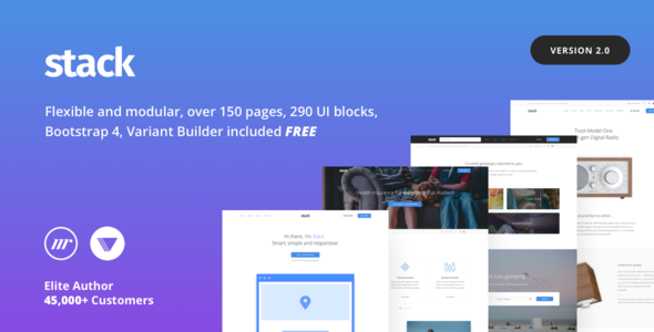Stack v2.0.6 - Multi-Purpose HTML with Page Builder