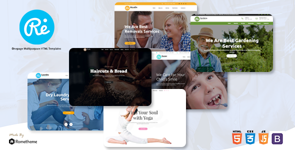 RE - Multi-purpose Responsive HTML Templates