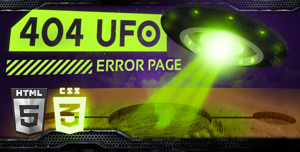 UFO 404 Error Page
