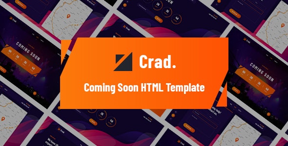 Crad v1.0 - Creative Coming Soon HTML5 Template