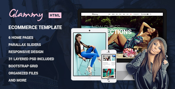 Glammy - eCommerce HTML Premium Template