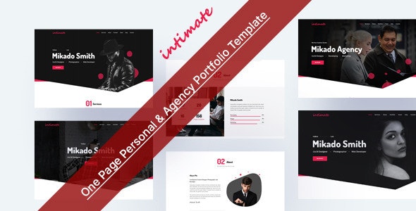 Intimate v1.0 - One Page Personal & Agency Portfolio HTML-5 Template