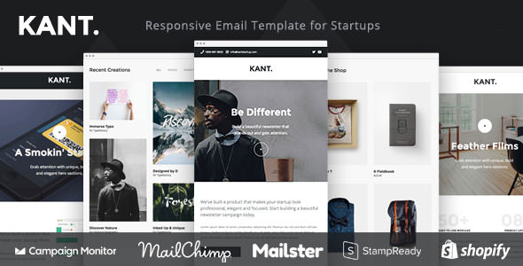 Kant v2.3.0 - Responsive Email for Startups