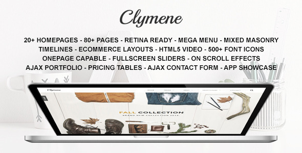 Clymene - Multipurpose HTML5 Template