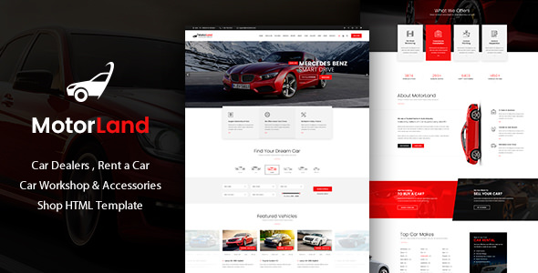 MOTORLAND v1.0 - Car Dealer HTML Template
