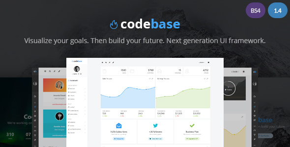 Codebase v1.3 - Bootstrap 4 Admin Dashboard Template + UI Framework