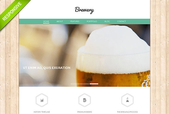 Brewery - Flashmint Responsive Bootstrap HTML Theme