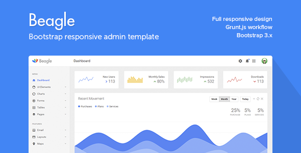 Beagle v1.1.1 - Responsive Admin Template