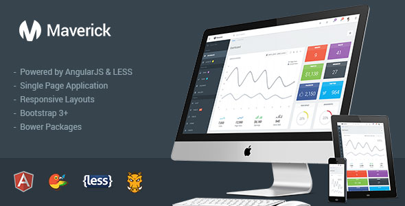 Maverick - Responsive Admin with AngularJS