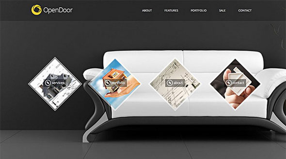 OpenDoor - Creativemarket Interior Design Portfolio