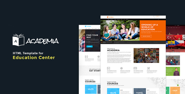 Academia - Education Bootstrap Template
