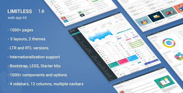 Limitless v1.6 - Responsive Web Application Kit