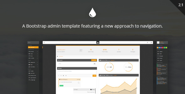 FreshUI v2.1 - Premium Web App and Admin Template