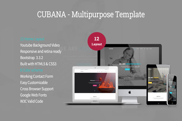 Cubana - Creativemarket Multipurpose Template