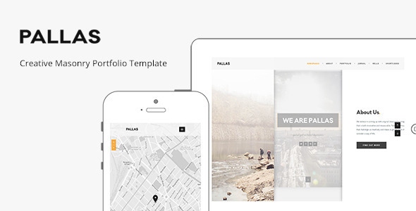 Pallas v1.1 - Creative Masonry Portfolio HTML Template