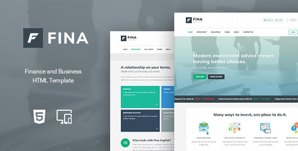 Fina v1.0 - Finance and Business HTML Template