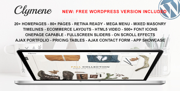 Clymene v1.3 - Multipurpose HTML5 Template